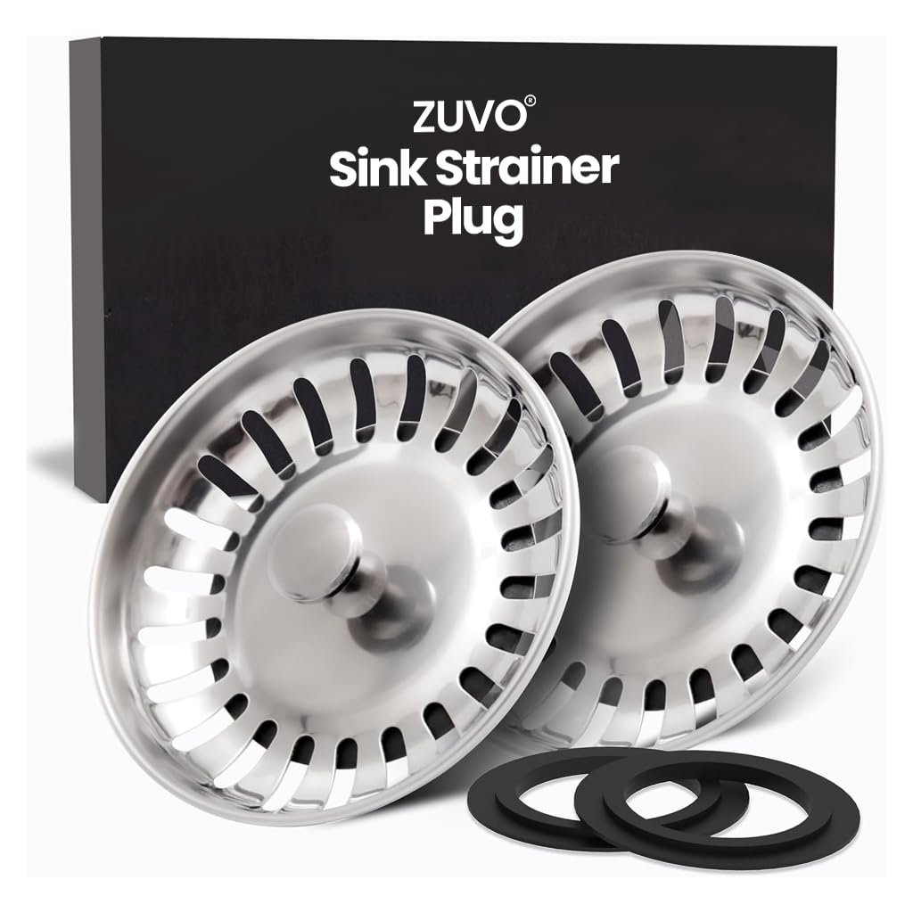 Zuvo 78mm Stainless Steel Kitchen Sink Strainer Plug Replacement