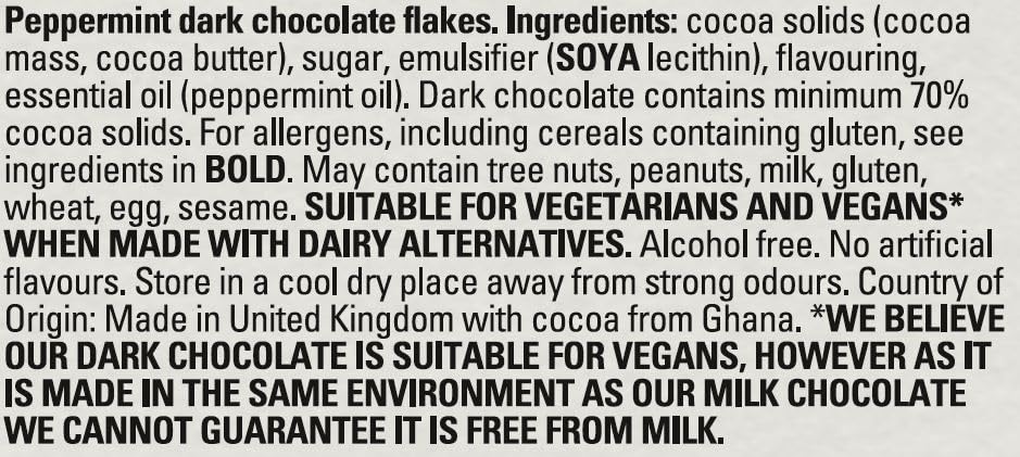 Hotel Chocolat Mint Hot Chocolate Sachets - 70% Dark Chocolate Flakes | Velvetiser Compatible 7