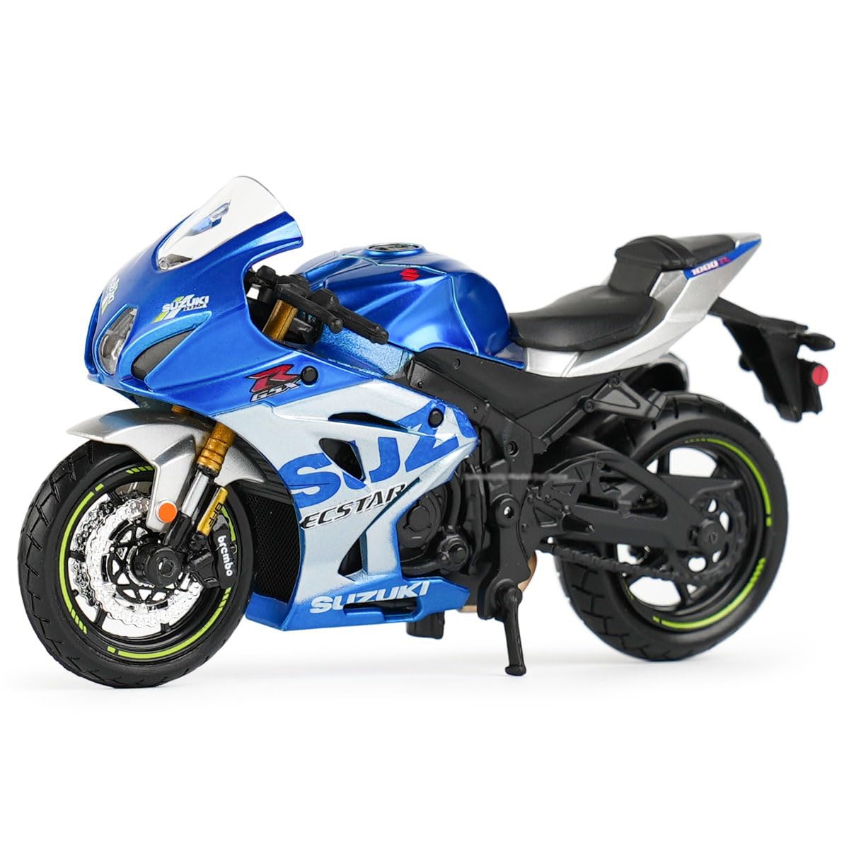 Bburago Suzuki GSX-R 1000 Die-Cast Model Motorcycle | 22cm Long | Red | Ages 3+