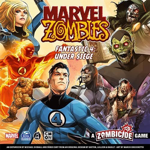 CMON Marvel Zombies: Fantastic 4 Under Siege Miniatures Board Game (CMNMZB004)