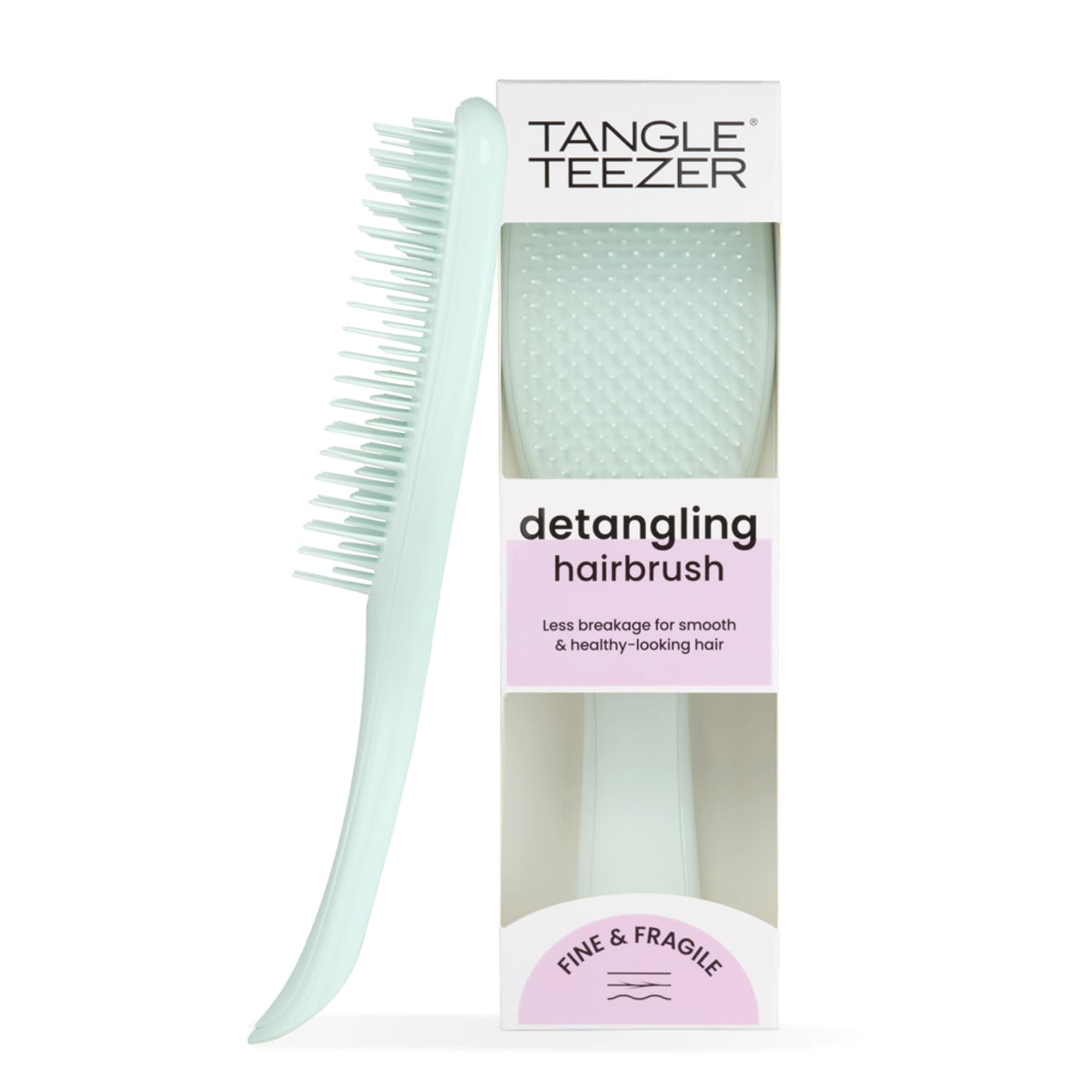 Tangle Teezer Fine & Fragile Detangling Hairbrush - Gentle Detangling for Fine, Thin, Colored Hair | Ice Blue