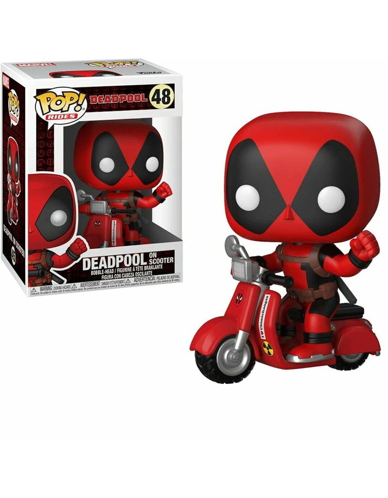 Funko Pop! Rides Marvel - Deadpool & Scooter Vinyl Figure (30969) 6