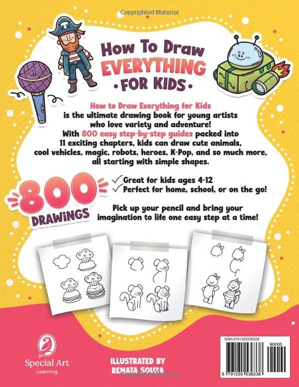Special Art Learning - How to Draw Everything for Kids [Paperback]