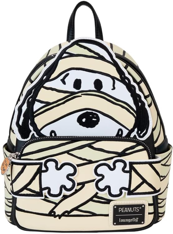 Loungefly Peanuts Snoopy Mummy Glow Mini Backpack (Multi)