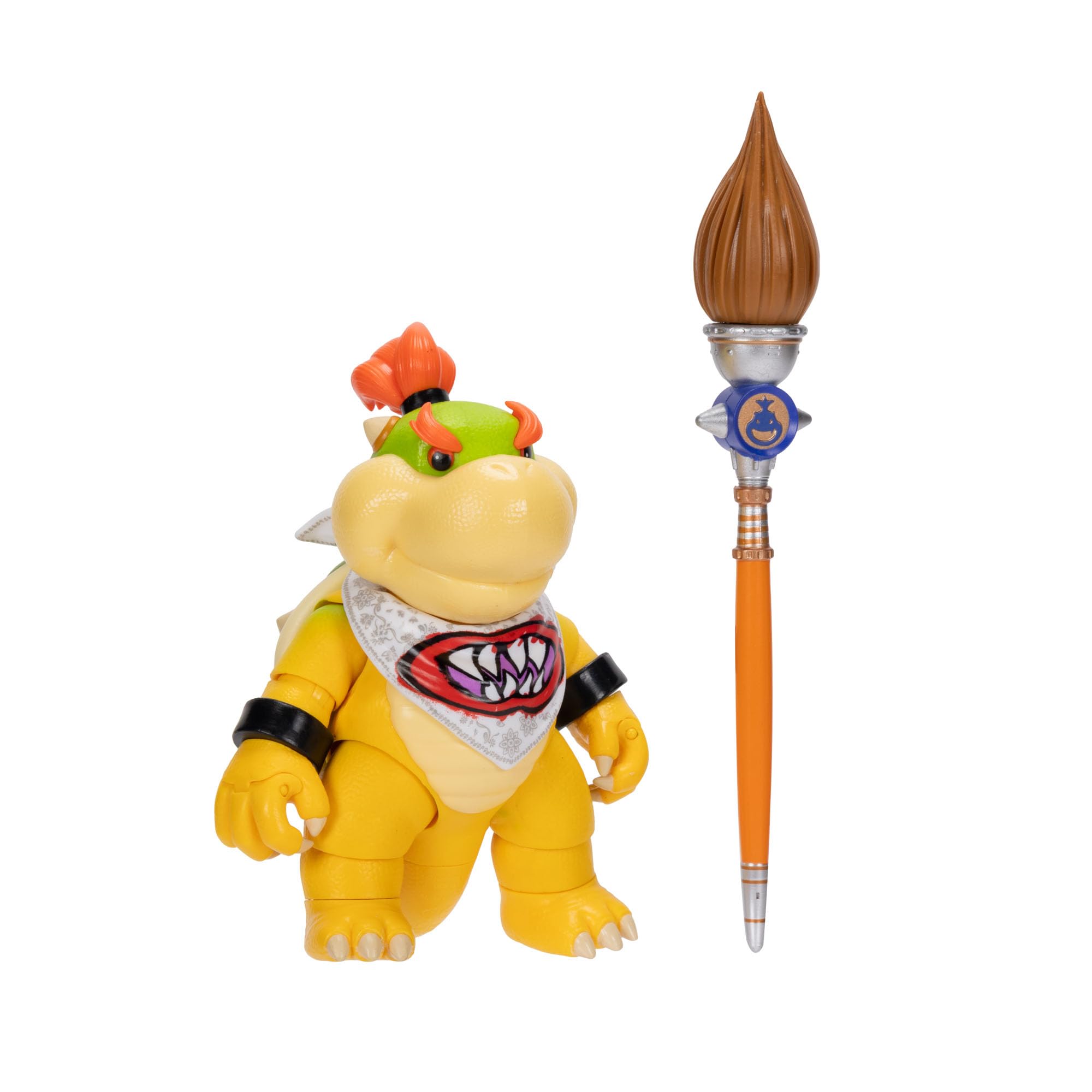 Jakks Pacific Super Mario Galaxy Movie Bowser Jr. Action Figure | 5-inch | 17 Points of Articulation 9