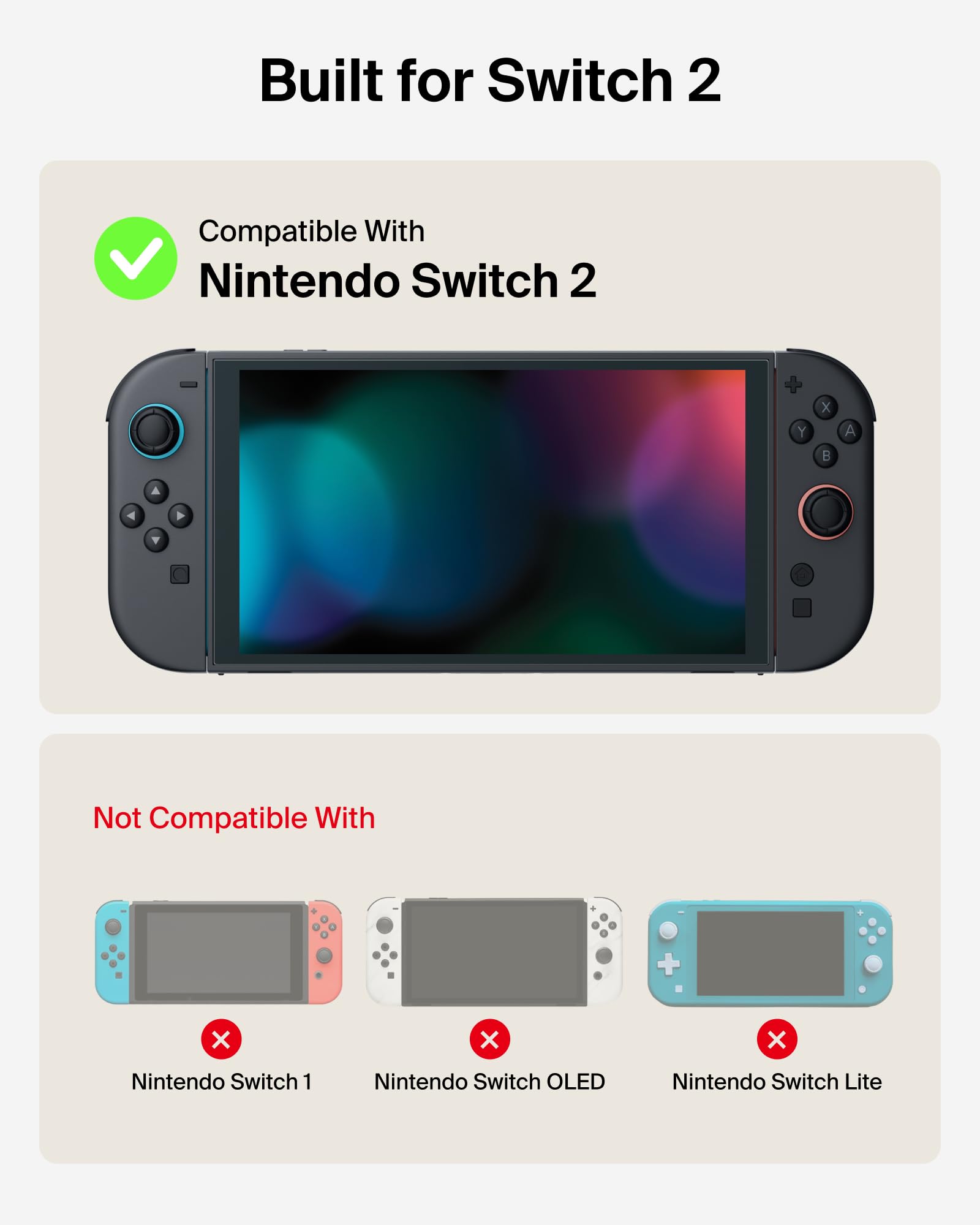 Belkin Gaming Nintendo Switch 2 Case with AirTag Holder, Hard Shell Travel