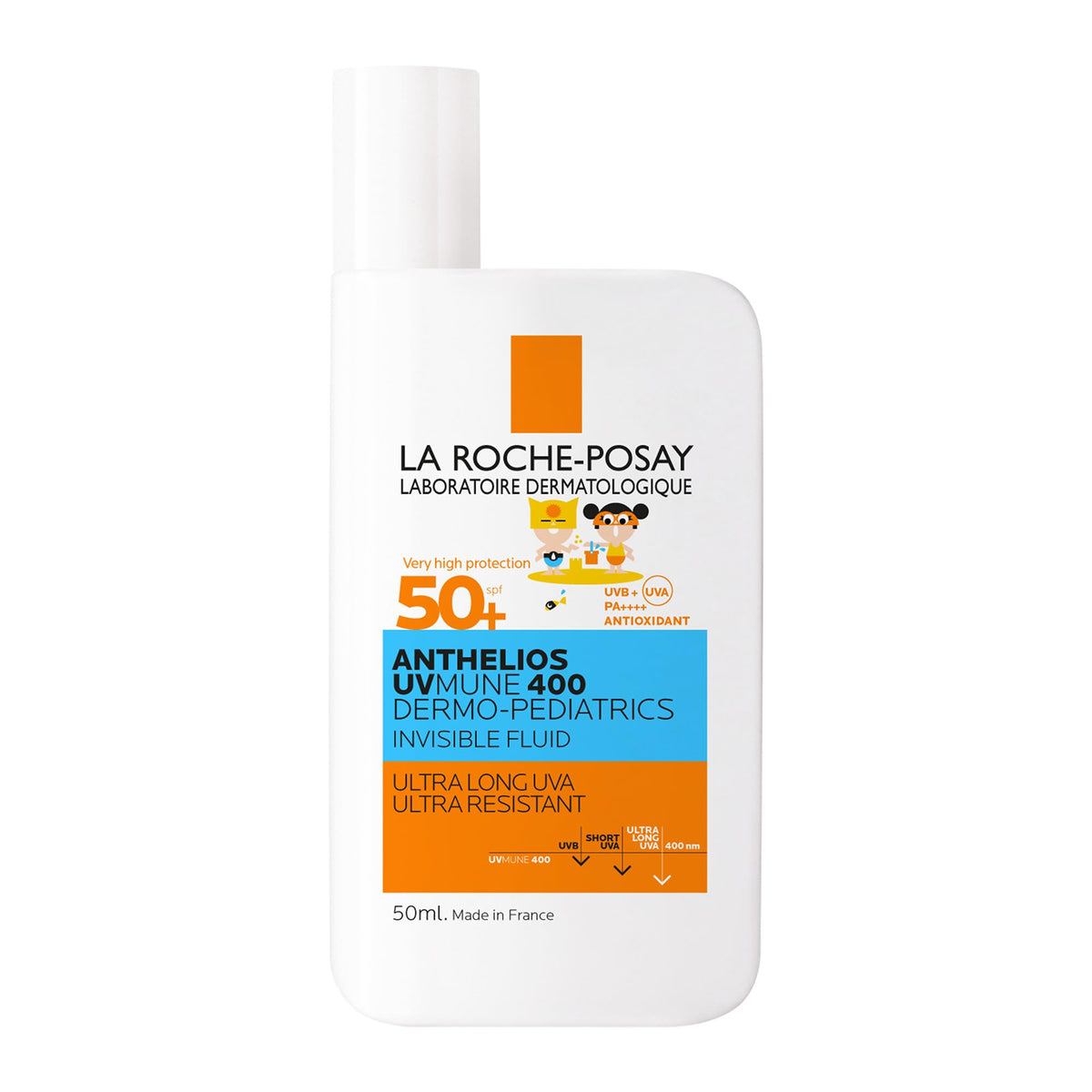 La Roche-Posay Anthelios UVMune 400 Dermo-Pediatrics Ultra Light Invisible Fluid SPF50+ 250ml