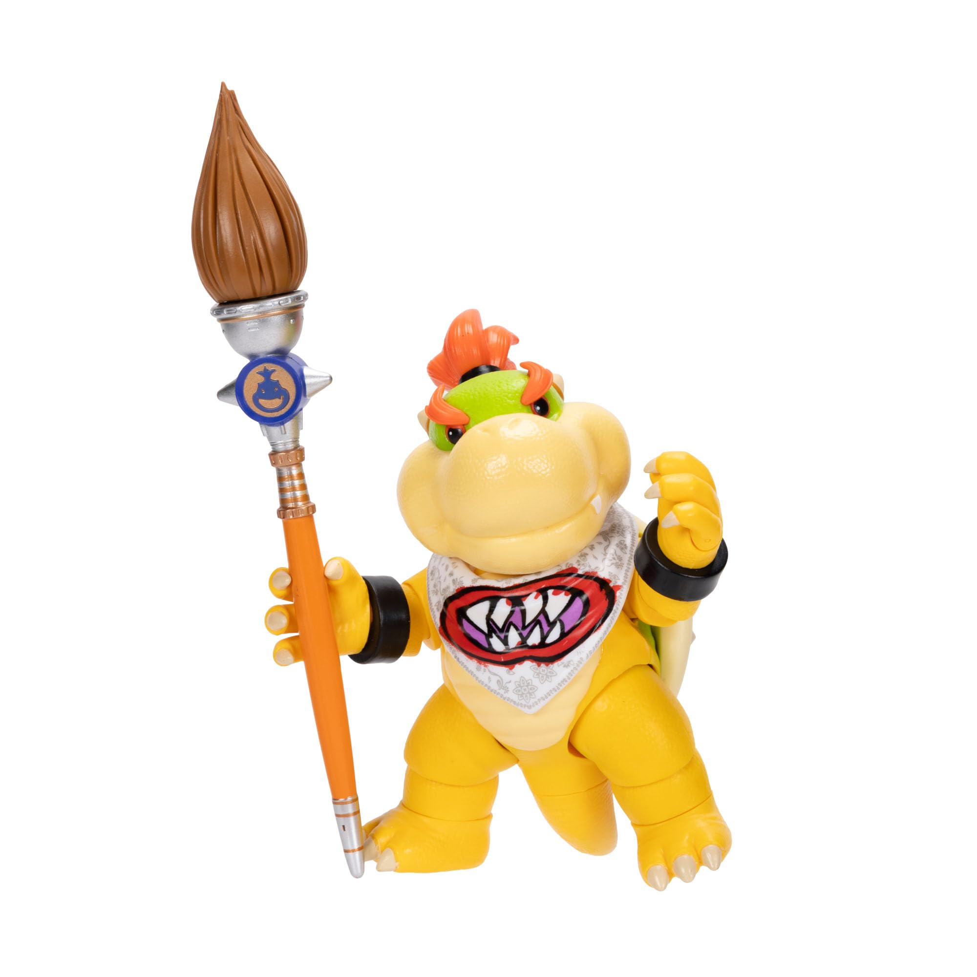 Jakks Pacific Super Mario Galaxy Movie Bowser Jr. Action Figure | 5-inch | 17 Points of Articulation 8