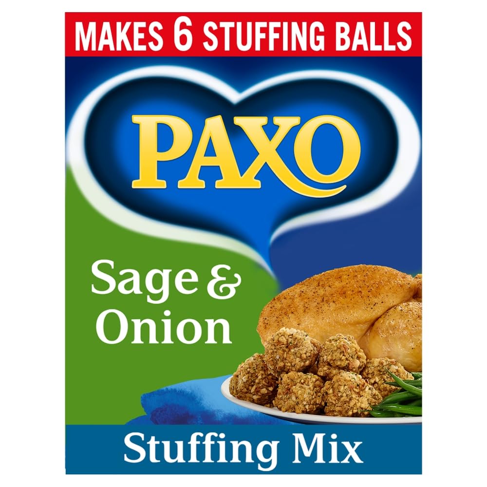 Paxo Sage and Onion Stuffing Mix - Gluten Free, Reduced Salt | 85g