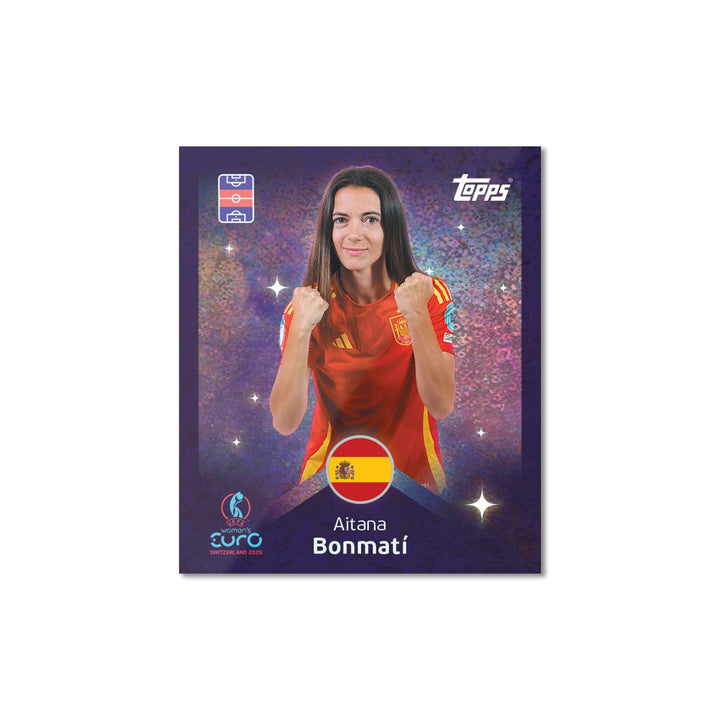 Topps UEFA Women's Euros 2025 Sticker Collection - Multipack (6 Packets)