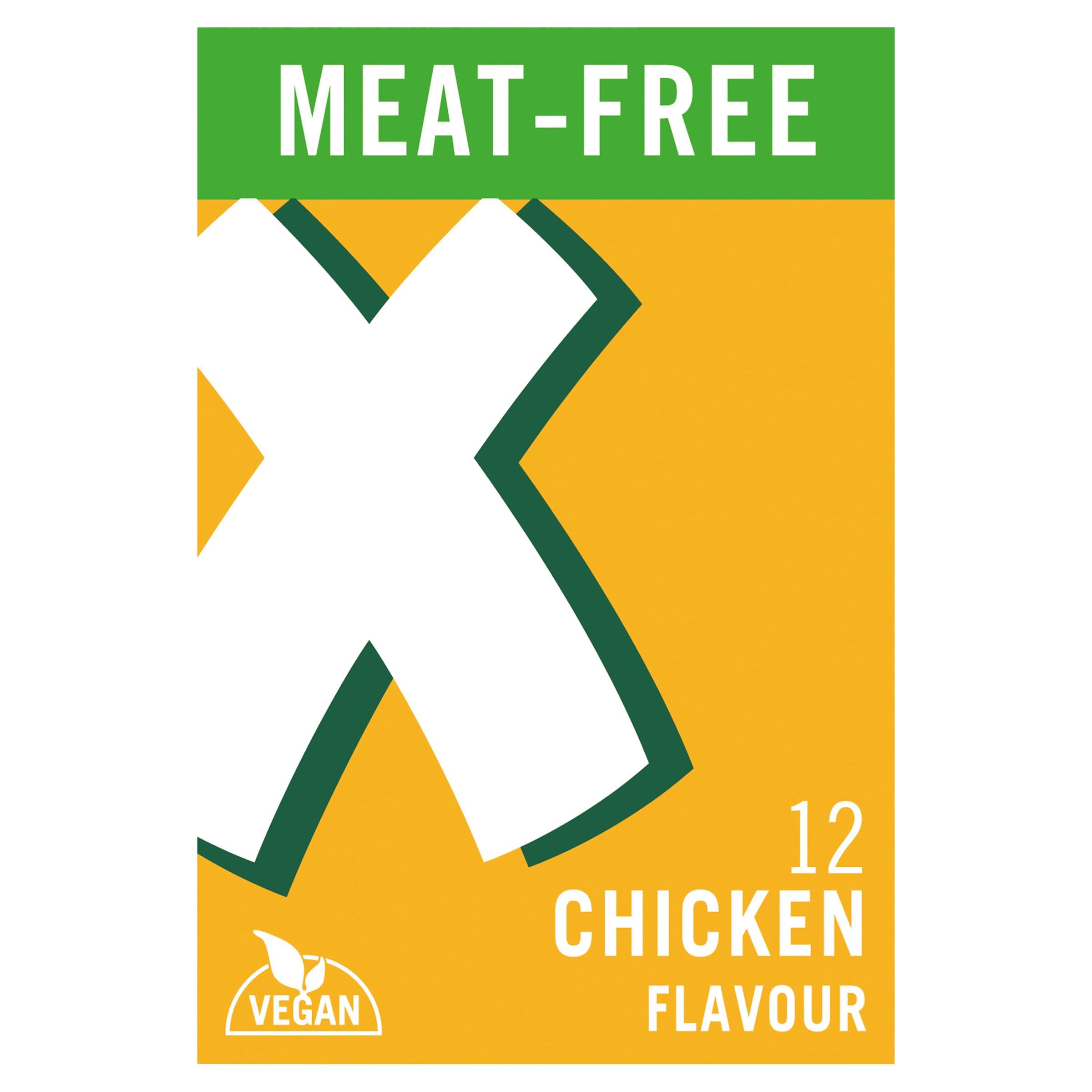 OXO Vegan Chicken Flavour Stock Cubes - 12 Pack | Bold Meat-Free Taste | Ideal for Gravy & Soups 3