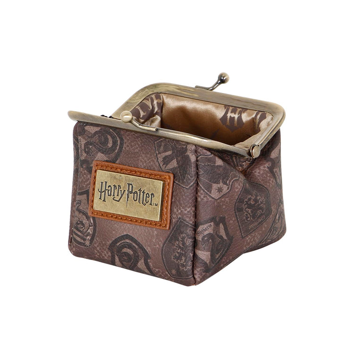 Harry Potter Pride-Clip Coin Purse, Brown, 10 x 7 cm