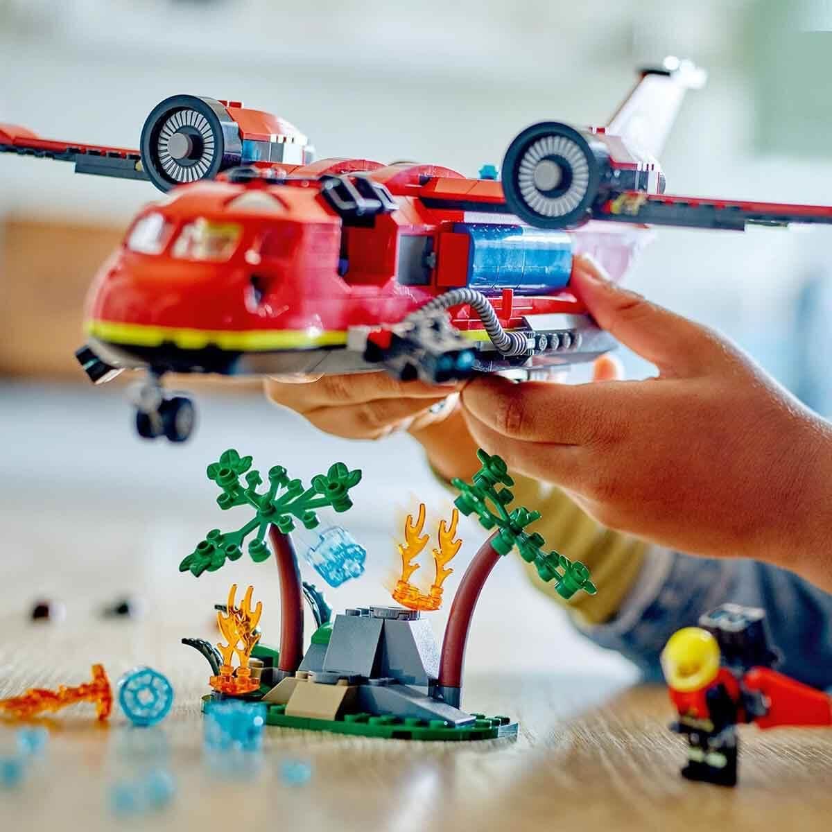 LEGO City Fire Rescue Plane Toy - 478-Piece Building Set for Ages 6 and Up 8