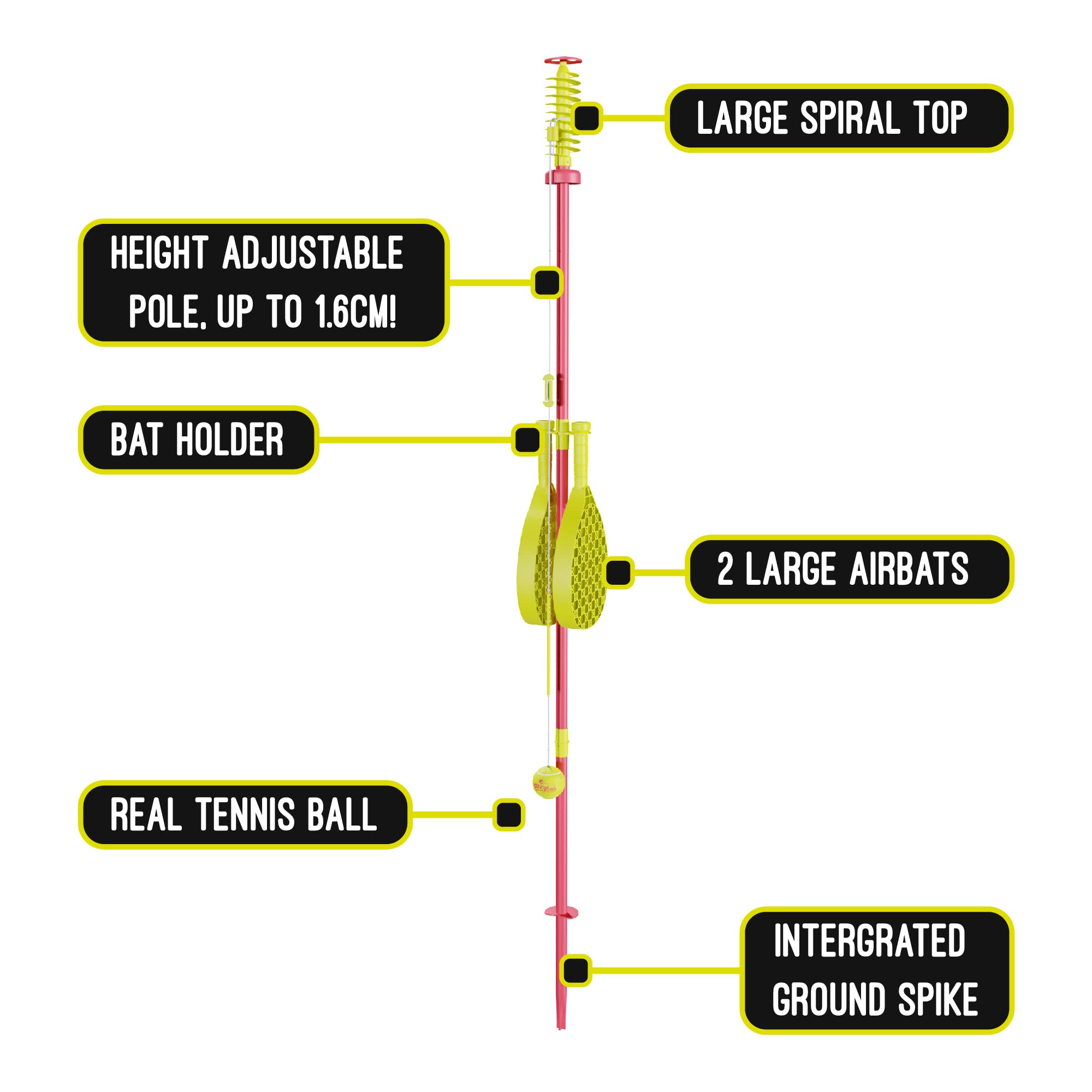 Swingball Classic Original - Outdoor Action Game for Ages 5+ 17