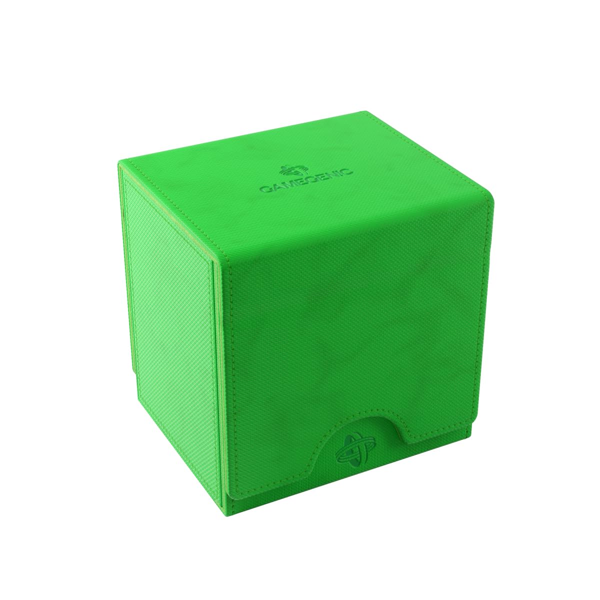 Gamegenic Sidekick Pro 100+ XL Card Box - Green | Holds 100+ Double Sleeved Cards | Includes Slide Case 1