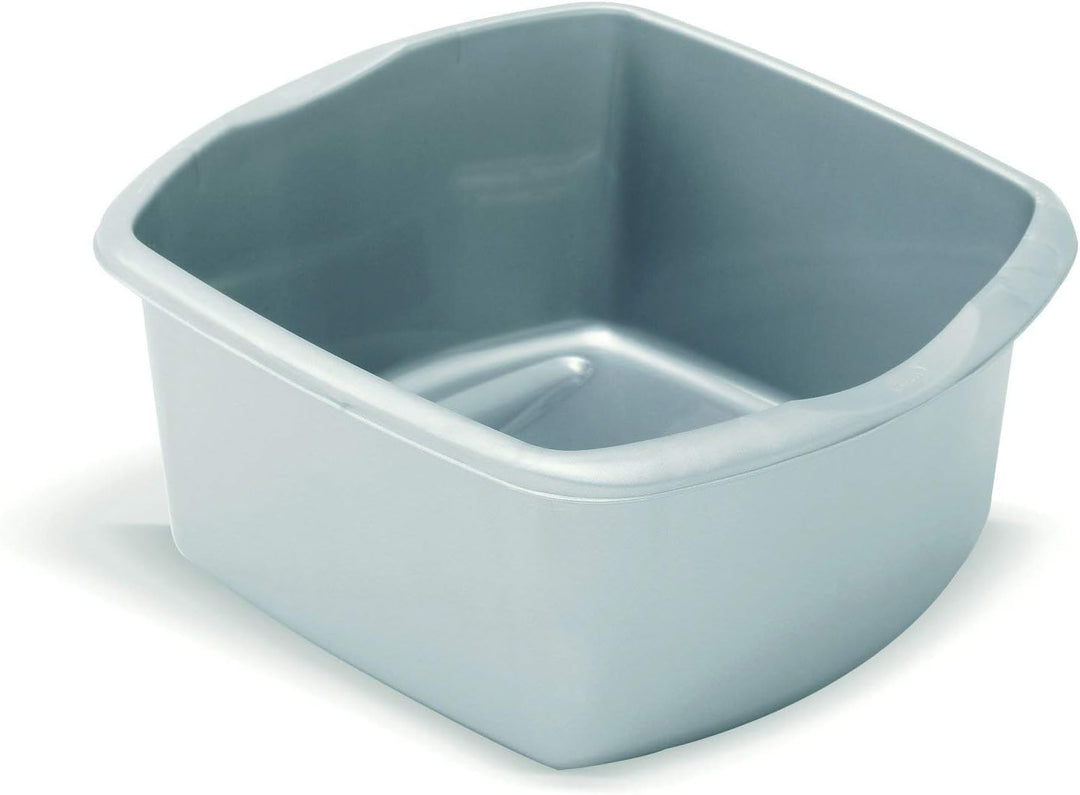 Addis 8L Small Rectangular Bowl Metallic Silver