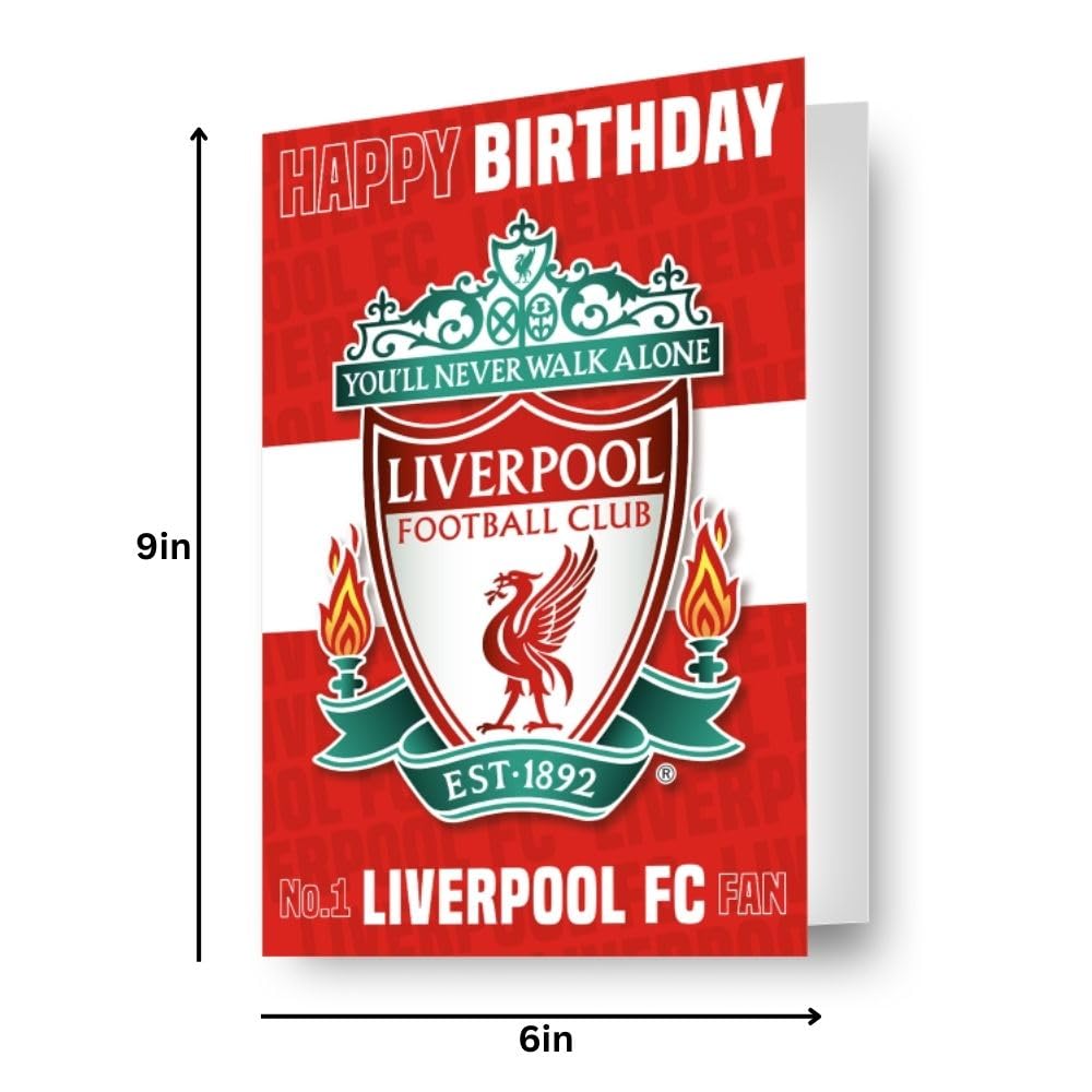 Danilo Promotions LTD Liverpool FC Birthday Card 3D-Effect Lenticular A5 Multi Color 2