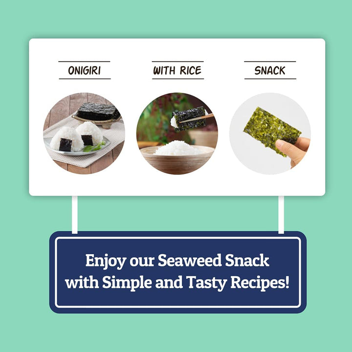 DAECHUN Organic Seaweed Snack, 20 Pack, USDA Certified, Roasted with Organic Olive Oil