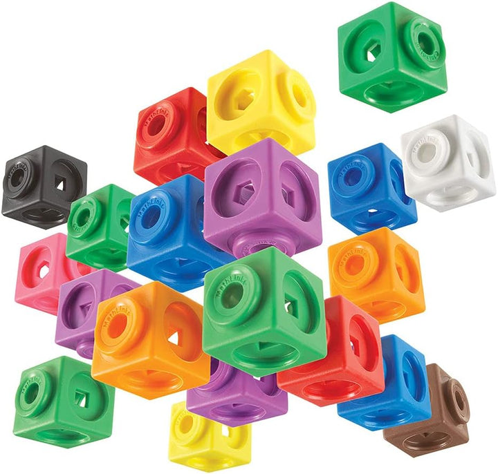 Learning Resources MathLink Cubes - Educational Building Set for Kids Ages 5+