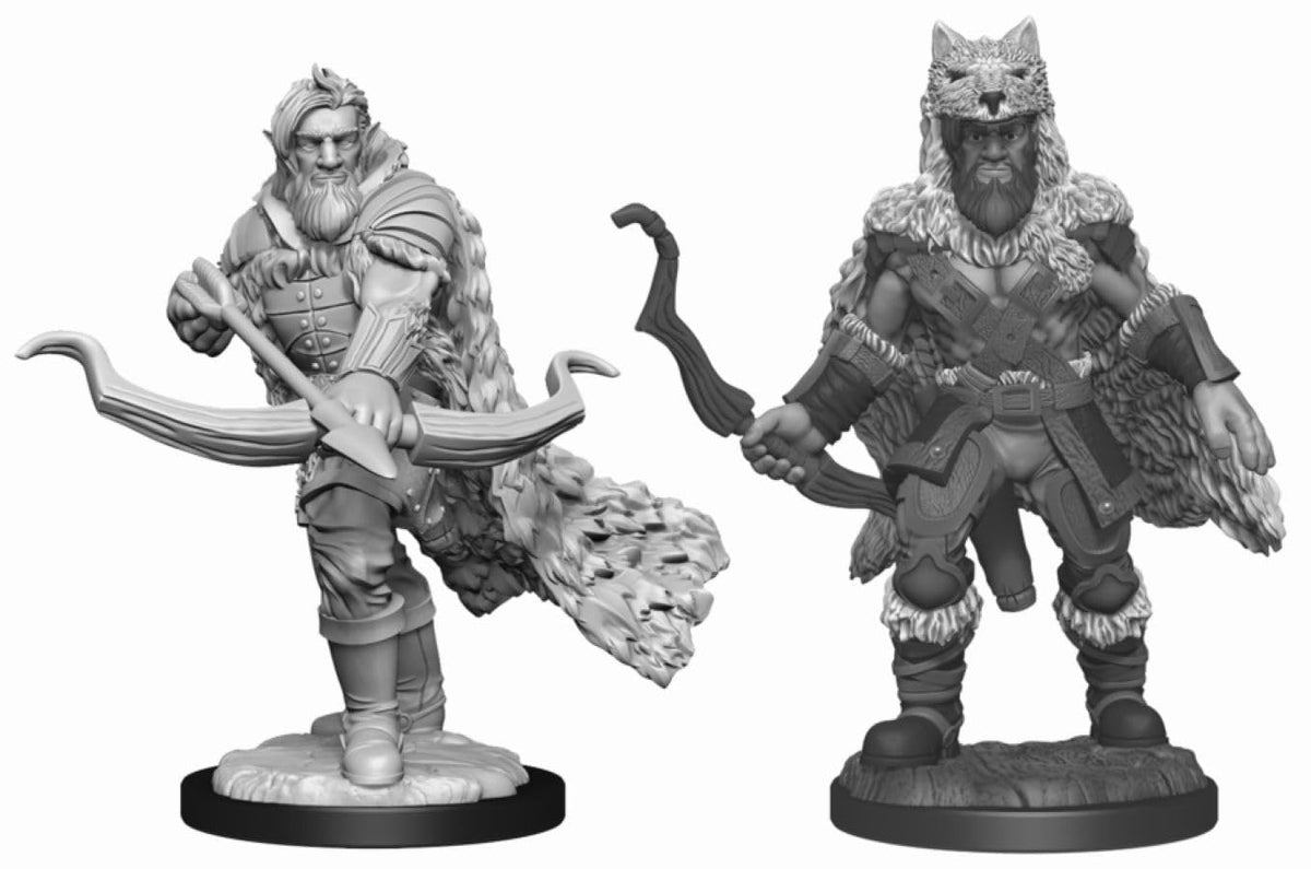 WizKids D&D Nolzur's Marvelous Miniatures - Firbolg Ranger Male (6 Units) [Action Figure]