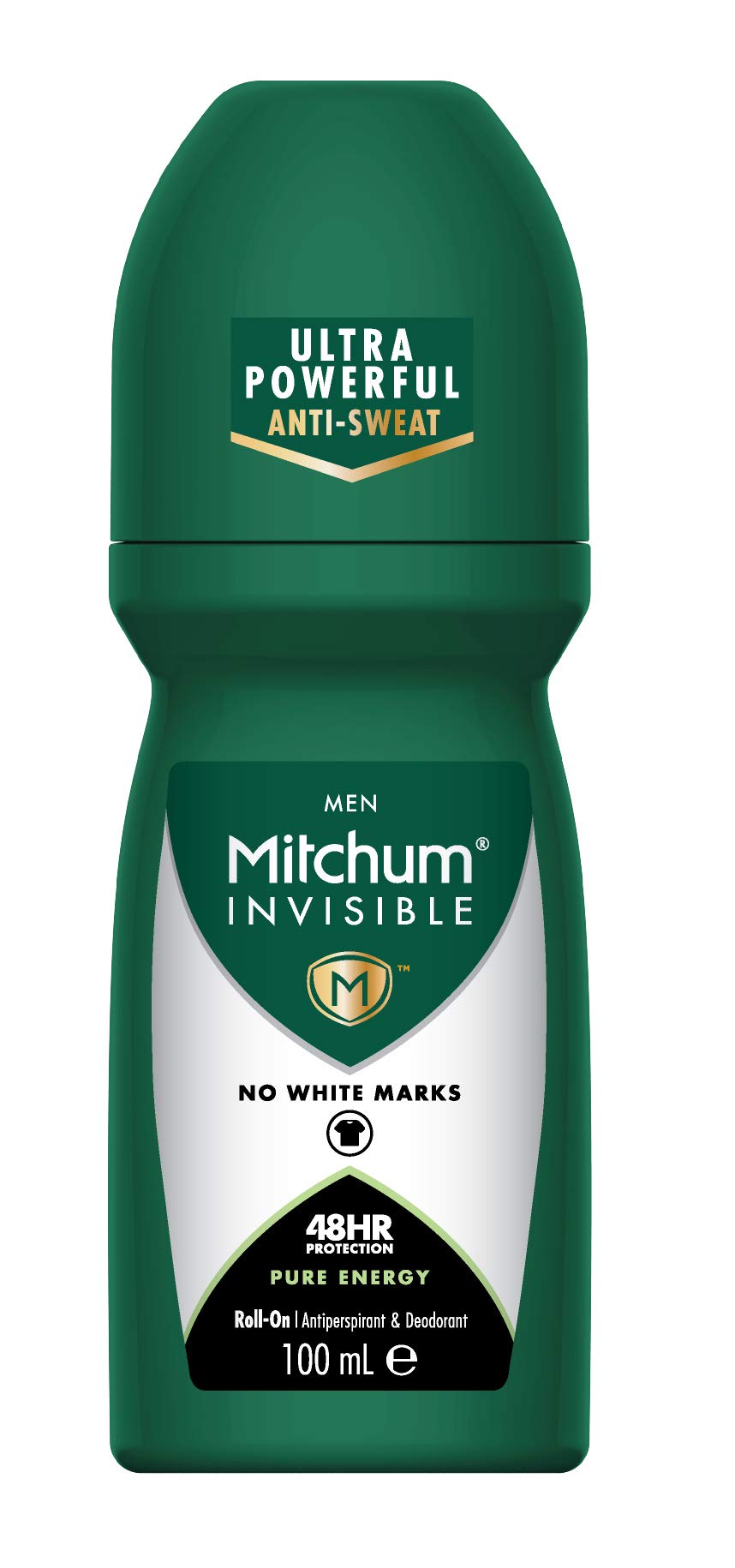 Mitchum Invisible Men Roll-On Anti-Perspirant & Deodorant - 48-Hour, 100 ml, Fresh