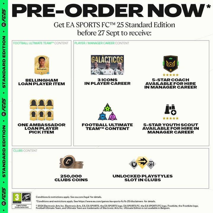 EA SPORTS FC 25 Standard Edition - Xbox Series X|S / Xbox One