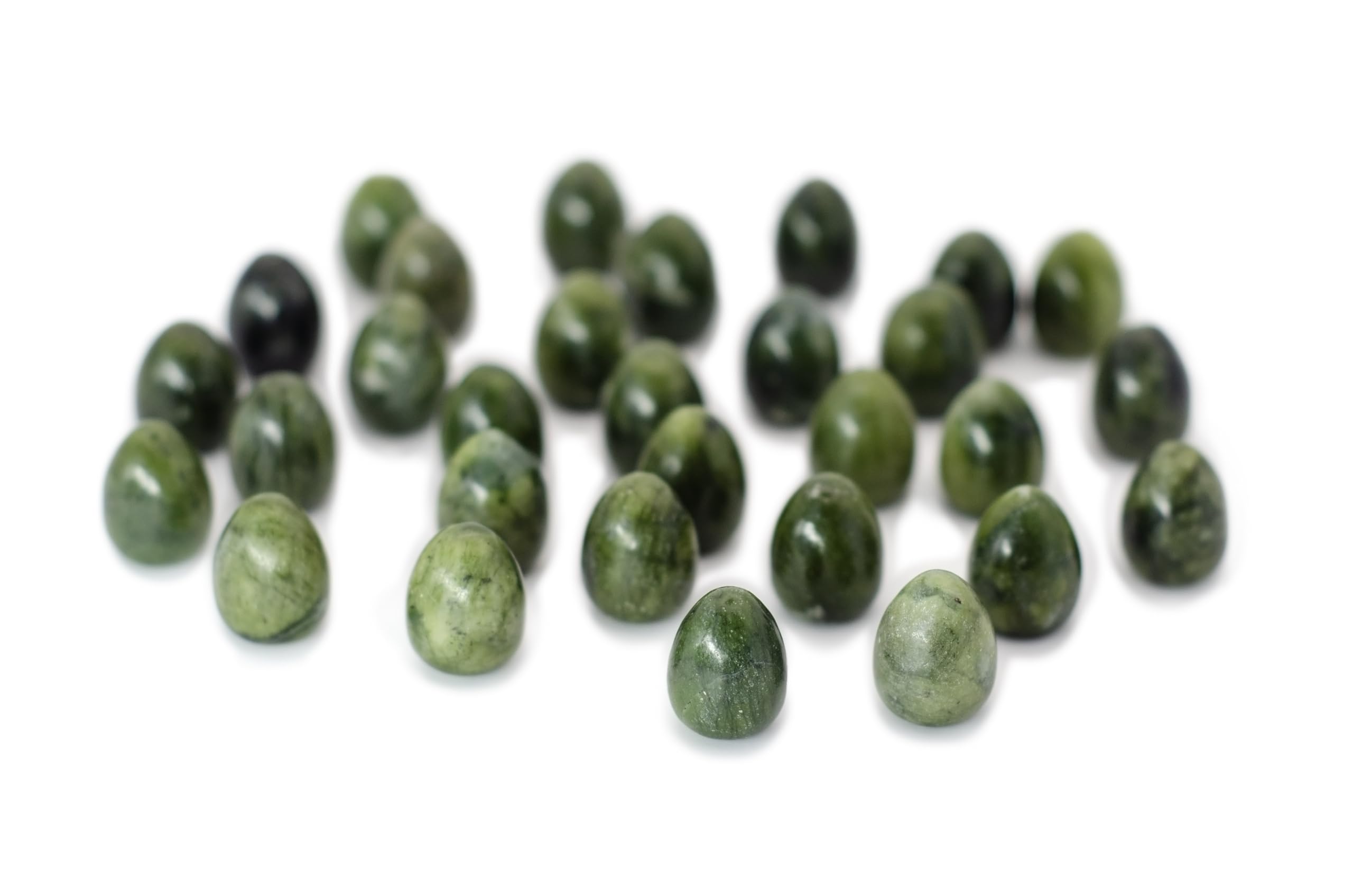 Stonemaier Games Wingspan & Wyrmspan Stone Eggs Accessory - 30 Jade-Look Eggs | Fits Base Game Box 1