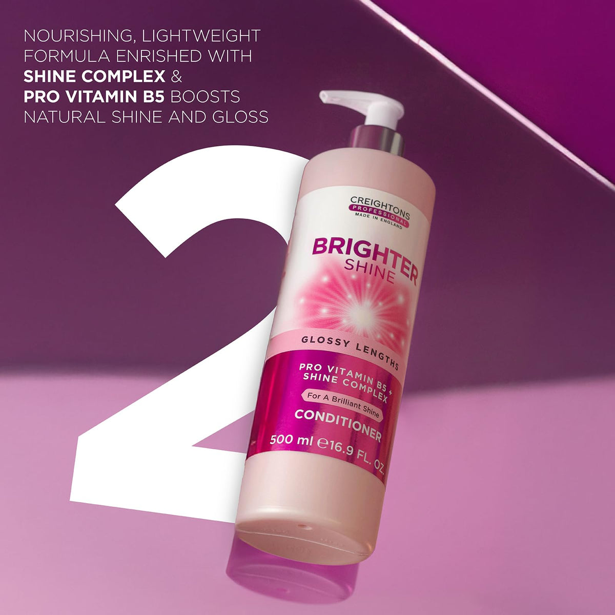 Creightons Professional Brighter Shine Shampoo - Boosts Natural Shine & Gloss, Softens & Smooths Hair | 500 ml 4