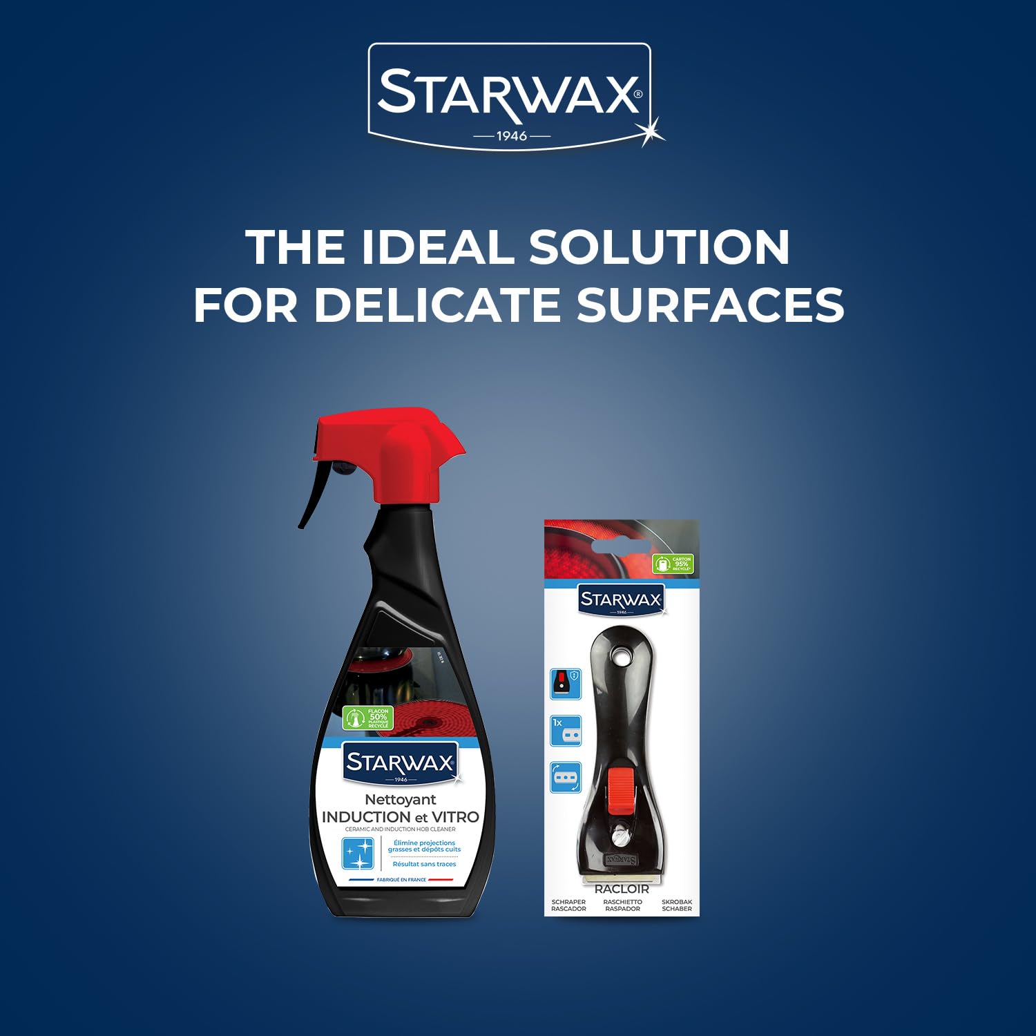 STARWAX Everyday Cleaner for Ceramic & Induction Hobs - 500ml Spray | Smear-Free Shine 5