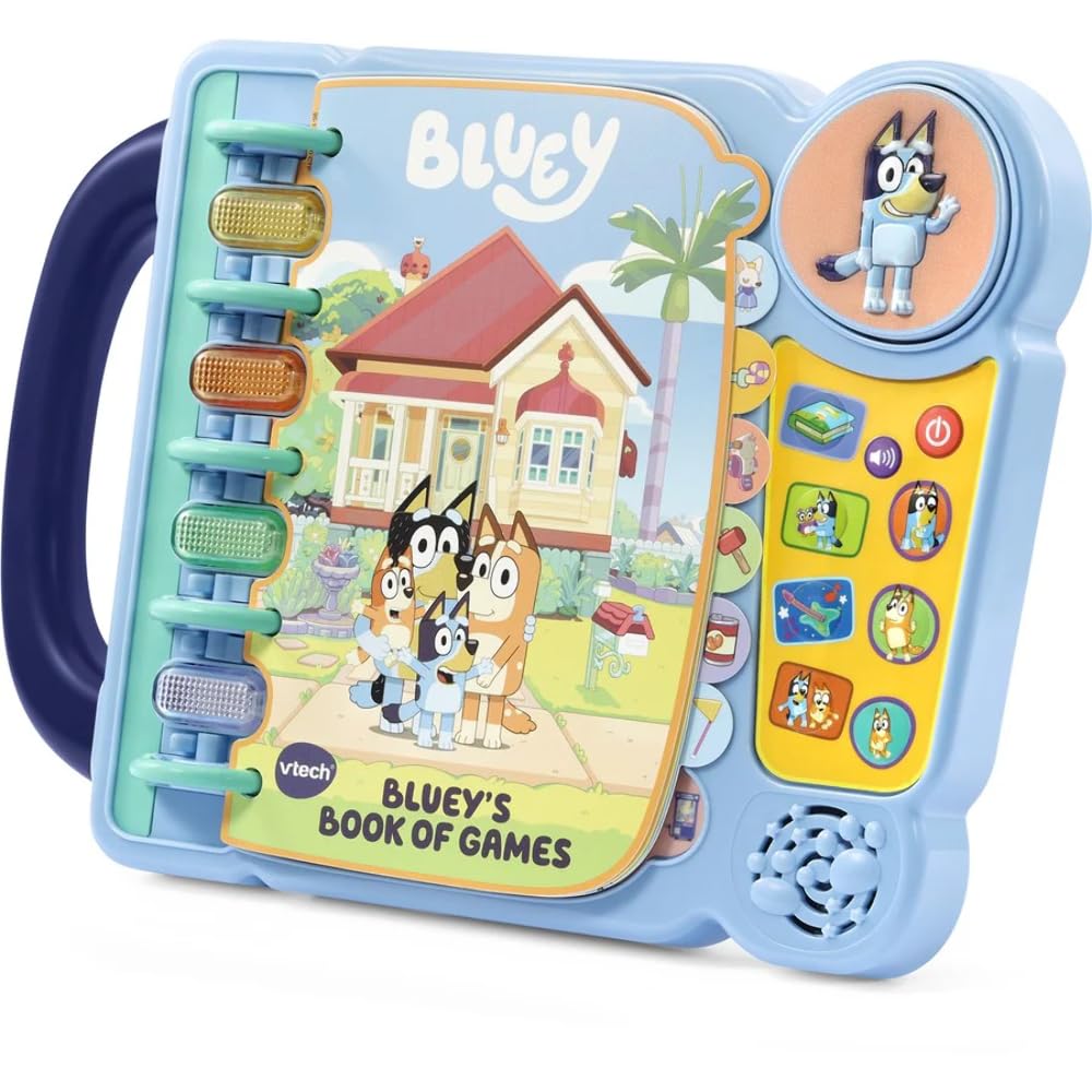 VTech Bluey’s Book of Games Interactive Learning Toy | Ages 3-6 | 4 Play Modes