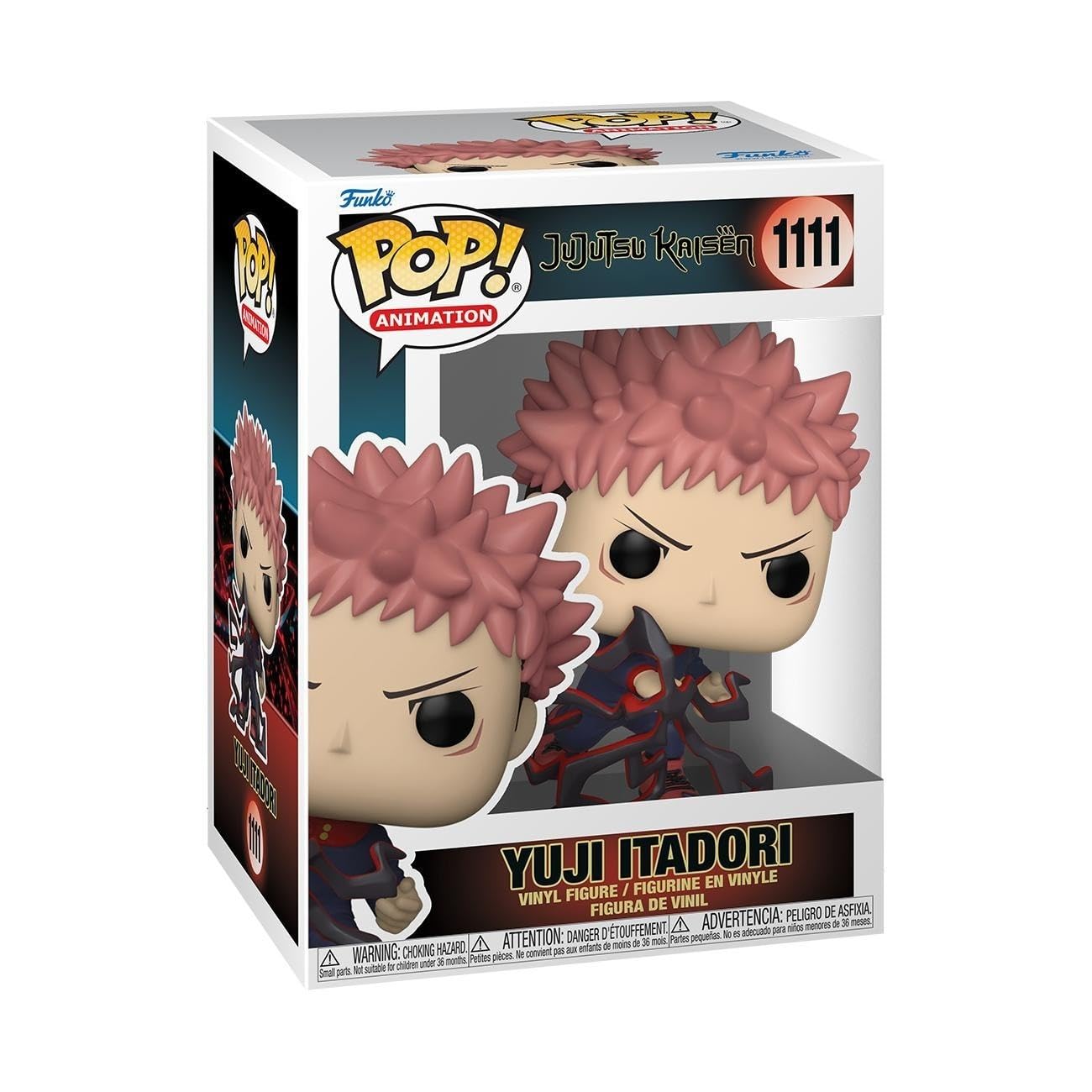 Funko Pop Animation: Jujutsu Kais游戏副本 - Yuji Itadori Glow in the Dark Chase Vinyl Figure