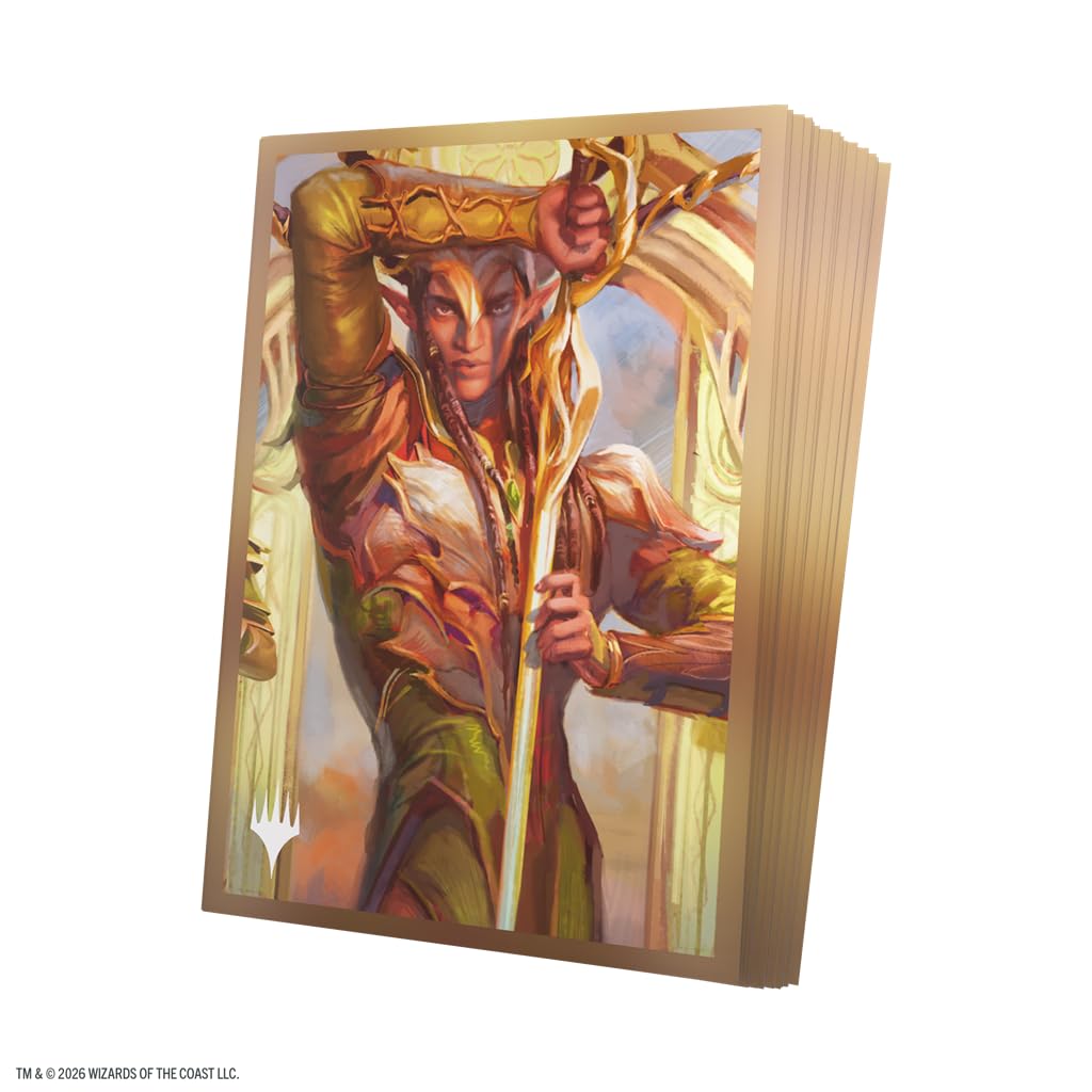 Gamegenic MTG Lorwyn Eclipsed Sleeves Morcants Loyalist | 105 Count | Multicoloured | 66x92mm 2