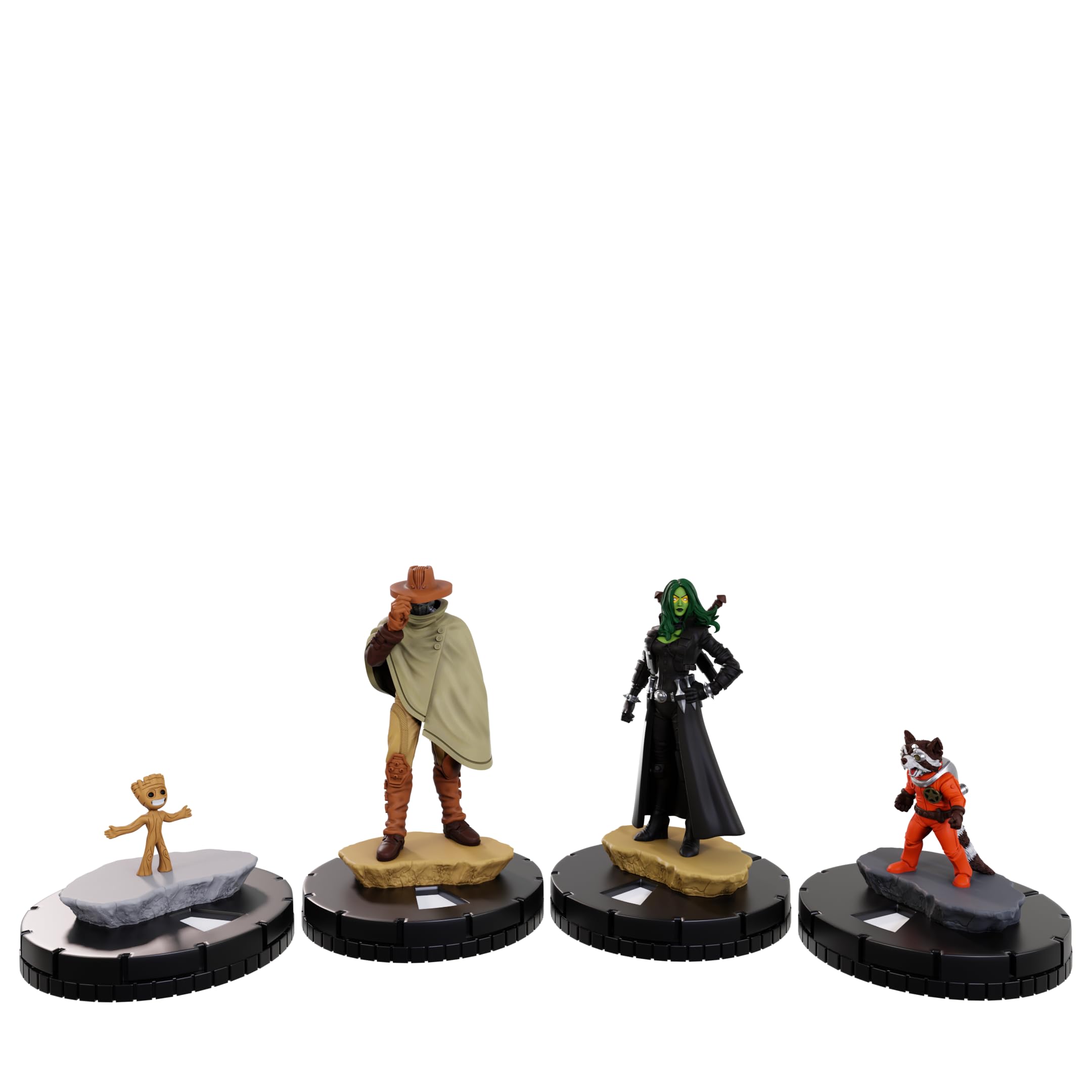 WizKids Marvel HeroClix 400: Guardians of the Galaxy Action Figures Set | 4 Figures Included 1