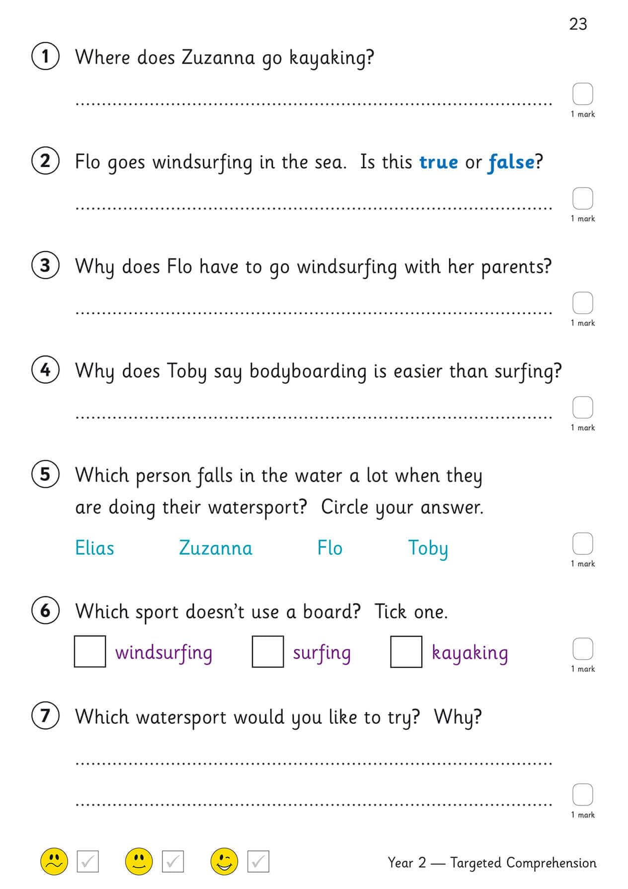 CGP Books New KS1 English Targeted Question Book: Year 2 Comprehension - Book 2 | Ages 6-7 | Paperback 5