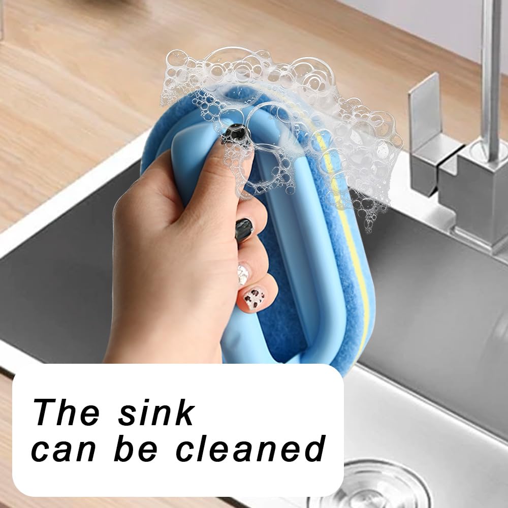RAM ONLINE Heavy Duty Bathroom Cleaning Brush - Ergonomic Handle | Durable Bristles | 18 Inch 9