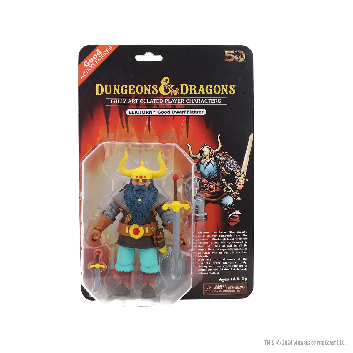 WizKids Dungeons & Dragons Elkhorn Action Figure | 7" Scale | 50th Anniversary Limited Edition 2