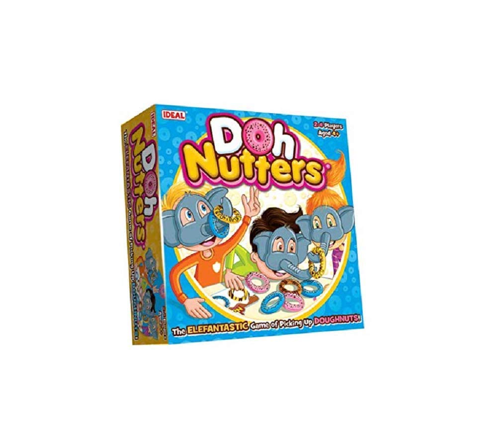 Ideal Doh Nutters: The Elefantastic Game of Picking Up Doughnuts! | Board Game for 2-4 Players 1