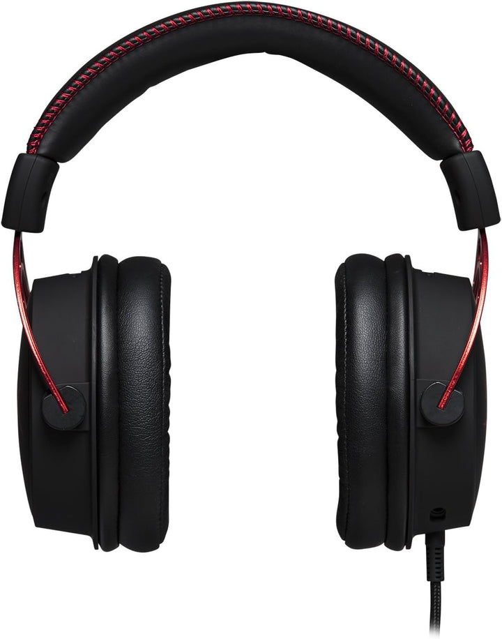 HyperX Cloud Alpha Gaming Headset with Dual Chamber Drivers, Detachable Noise-Cancellation Mic, Compatible with PS5, Xbox Series X|S, PC