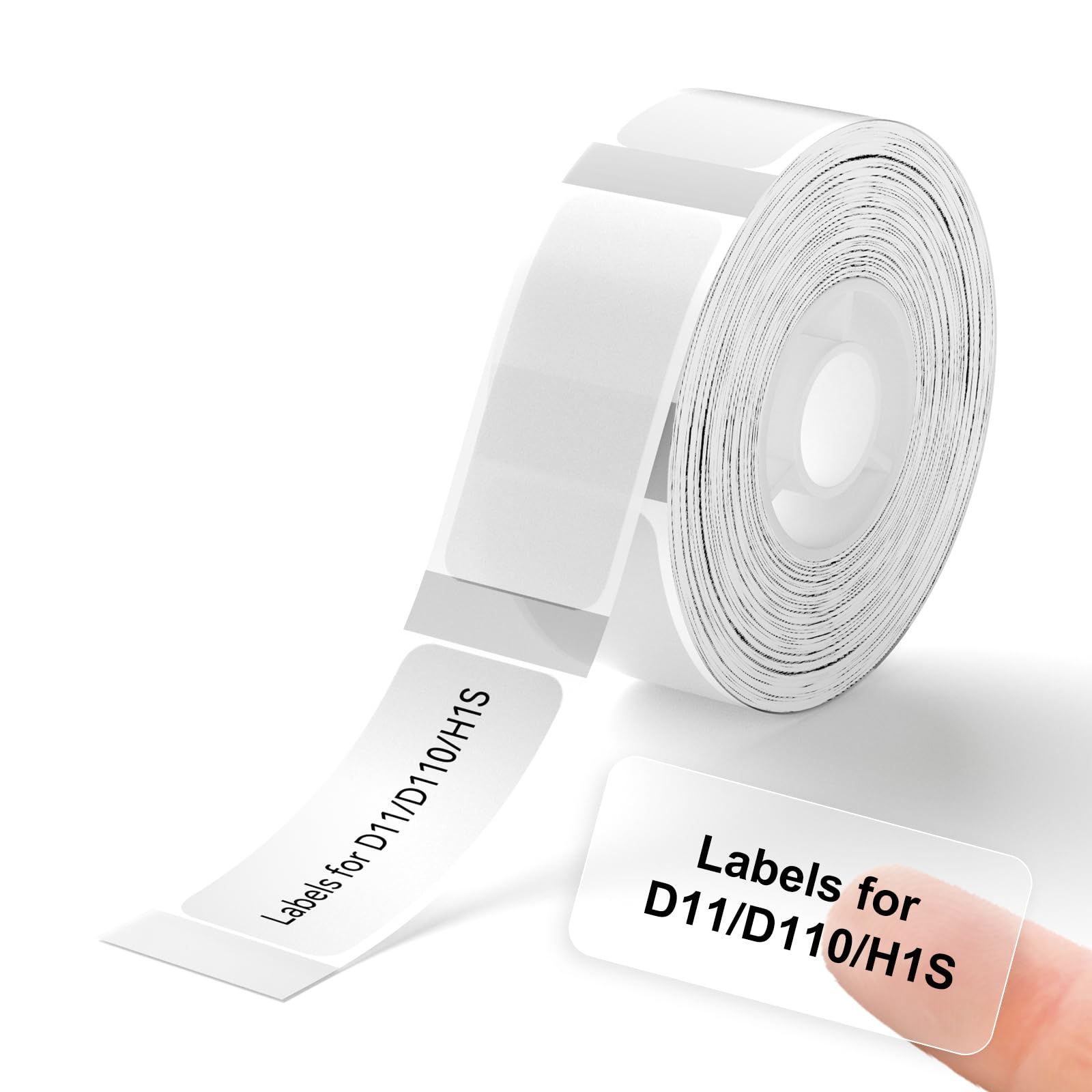 NIIMBOT Clear All-Purpose Labels - Waterproof & Tear-Resistant Direct Thermal Stickers for D11/D110/D101/H1S Printers | 14x30mm 1