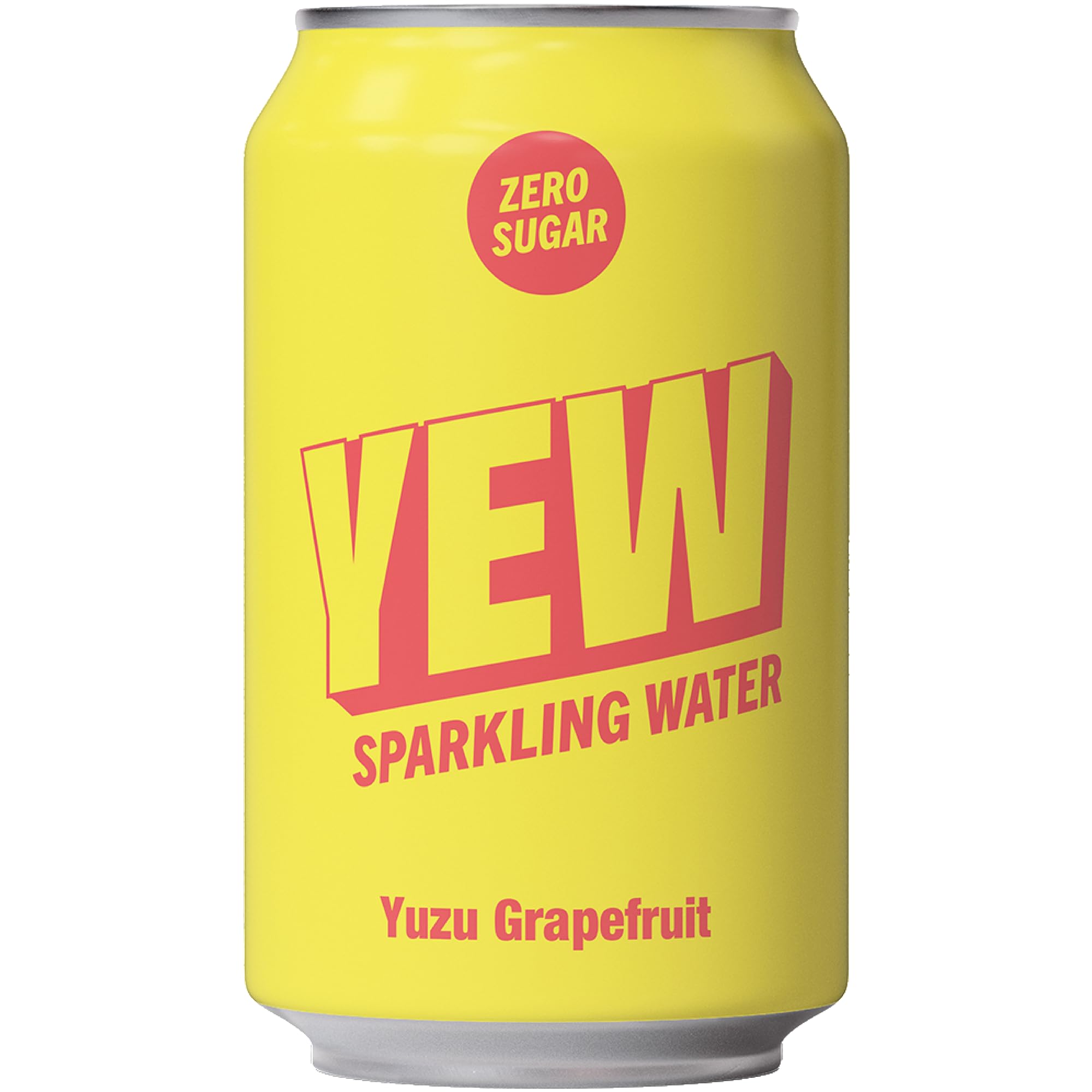 YEW Yuzu Grapefruit Sparkling Water - Zero Sugar, Zero Calories, 330ml Can