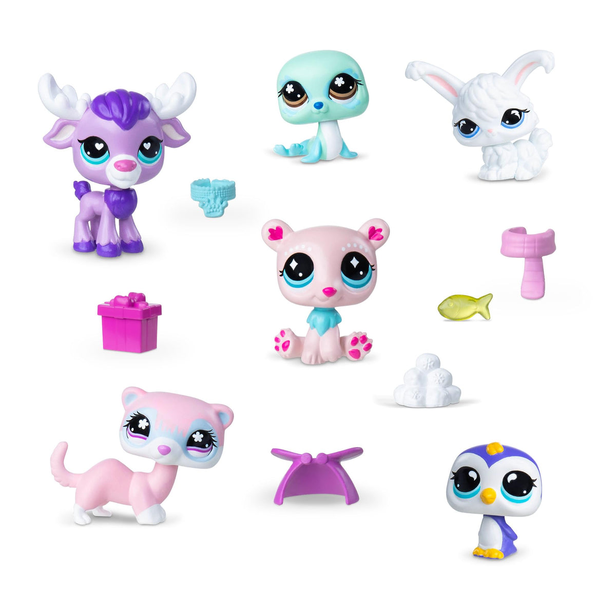 Littlest Pet Shop Glam Glacier Holiday Advent Calendar - 24 Surprises, Ages 4+