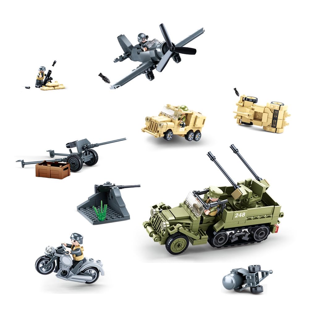 Sluban The Battle 552-Piece Military Construction Set