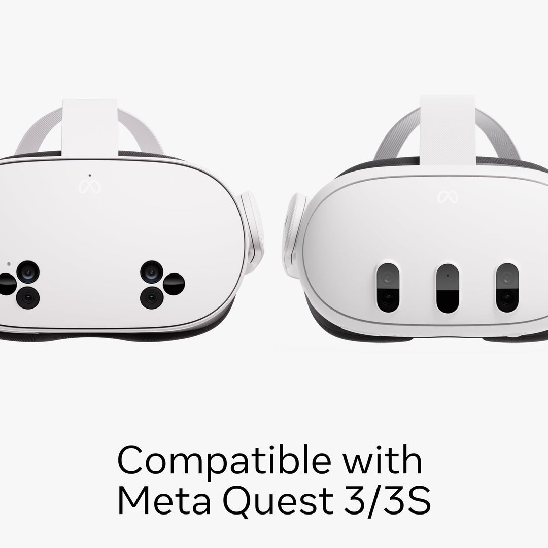 Meta Quest Carrying Case for Quest 3/3S – Protective Felt Shell with Organized Storage