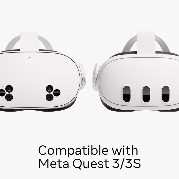 Meta Quest Carrying Case for Quest 3/3S – Protective Felt Shell with Organized Storage