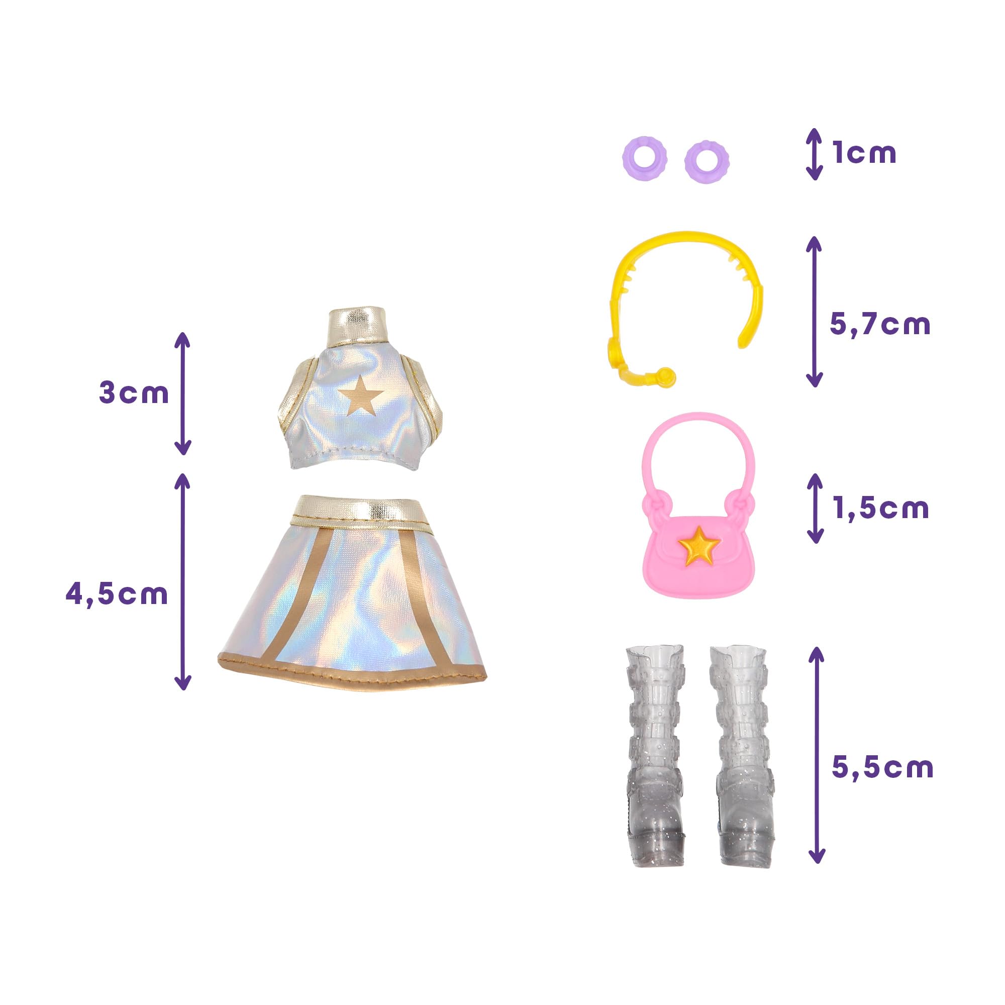Basic Fun K-Pop Fashion Doll Yuni - Pop Star Idol with 3 Accessories | Ages 4+ 5