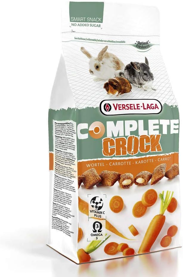 Versele-Laga Complete Crock Carrot Treat for Rabbits & Guinea Pigs - 50g Pack