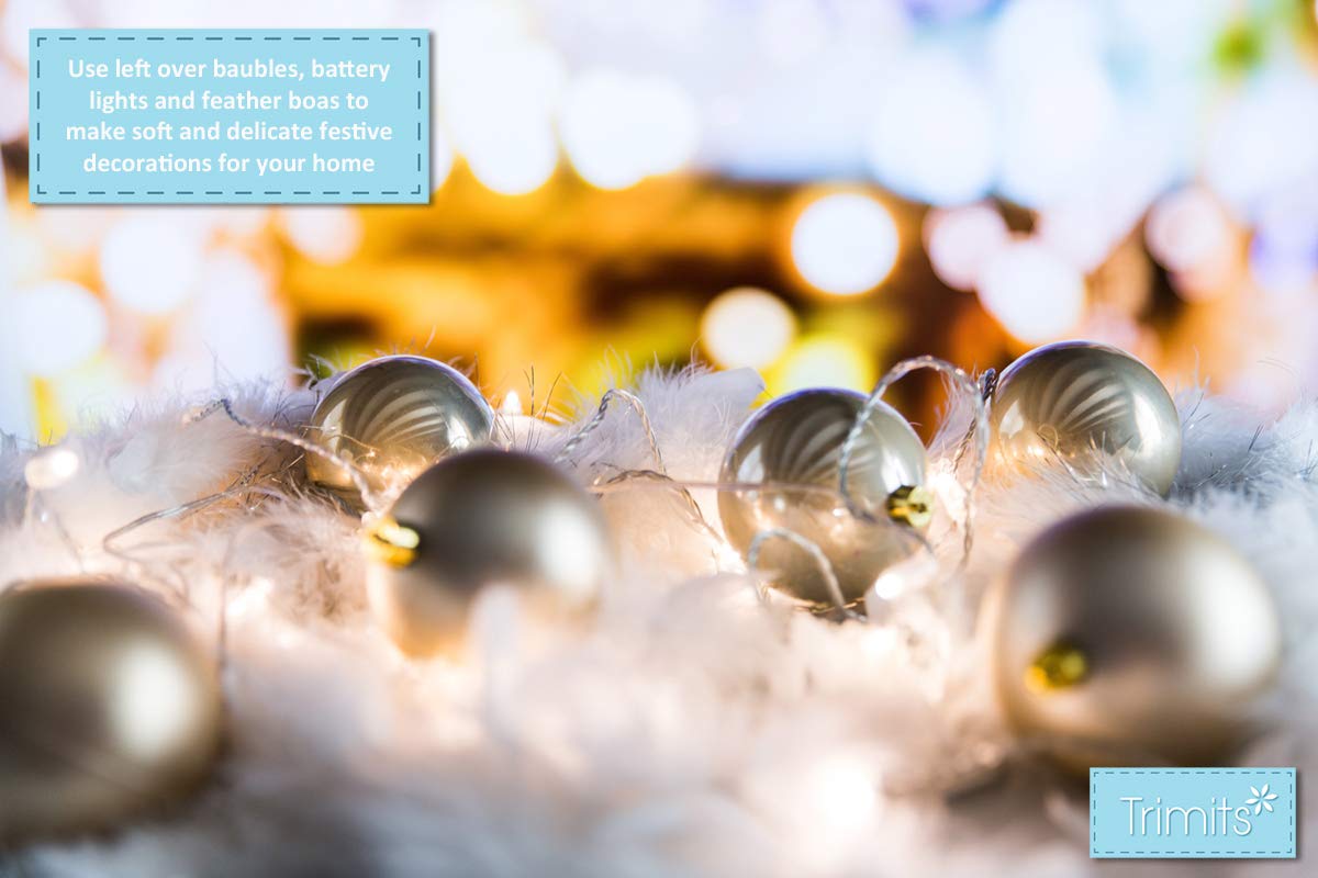 Trimits Marabou Feather Boa 1.8m - Yellow Costume Accessory for Fancy Dress, Festivals, Pride, Weddings & Decor 2