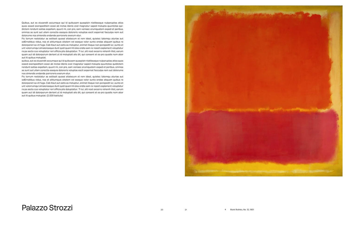 Mark Rothko - Rothko in Florence - Exhibition Catalog | Hardcover 5