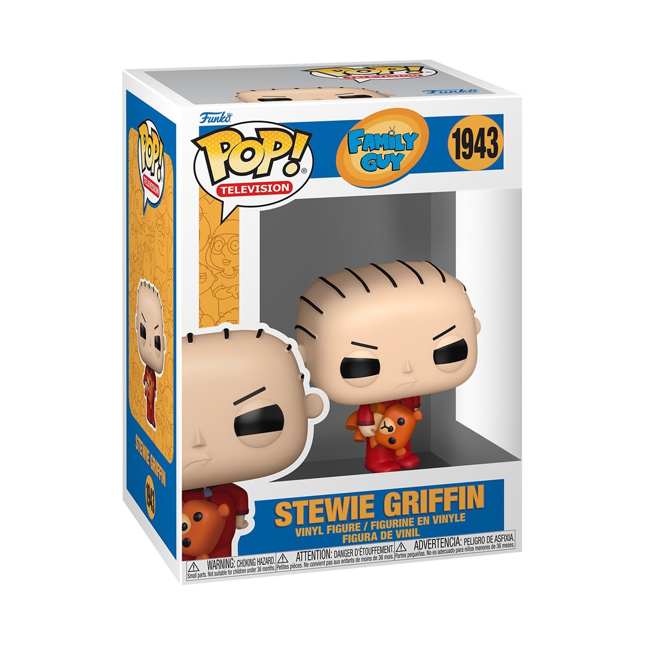 Funko Stewie Griffin - Family Guy Chibi Character Figure | Vinyl | 3.75 Inch