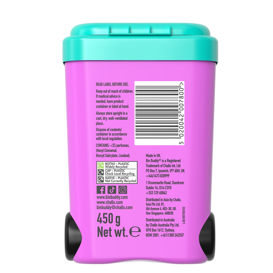 Bin Buddy - Fresh Spring Blossom Bin Freshener Deodoriser Powder (450g)